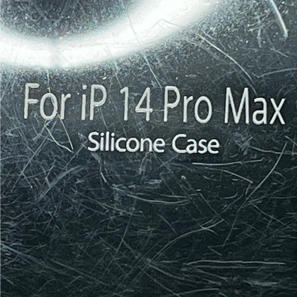 Ashes/Grey IPhone 14 Pro Max silicone phone case, NWOT - Picture 3 of 4